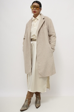 Casaco zara bege forrado vintage