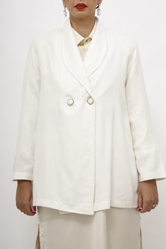 Casaco creme em A vintage - comprar online
