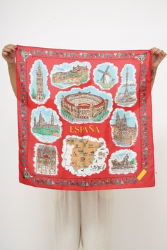 Lenço ESPANÃ vermelho touro na internet