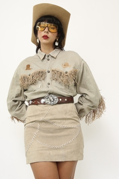 Camisa western cavalo botinha franjas - comprar online