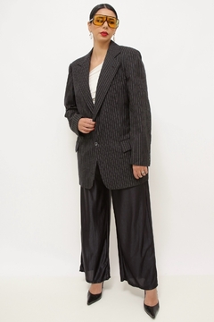 Blazer risca de giz vintage PIERRE CARDIN