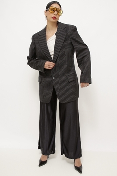 Blazer risca de giz vintage PIERRE CARDIN