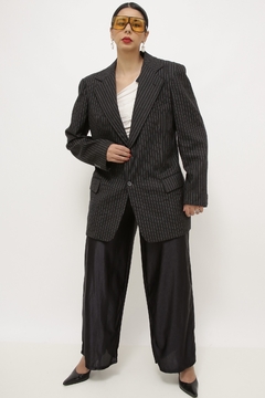 Blazer risca de giz vintage PIERRE CARDIN na internet