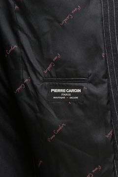 Blazer risca de giz vintage PIERRE CARDIN - Capichó Brechó