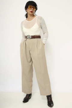 Conjunto Blazer + Calça bege vintage - comprar online