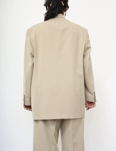 Conjunto Blazer + Calça bege vintage na internet