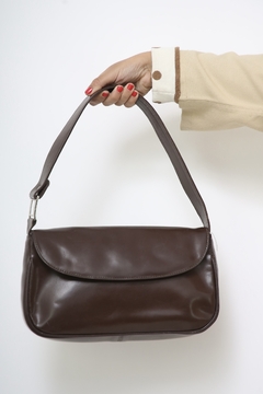Bolsa marrom ombro vintage