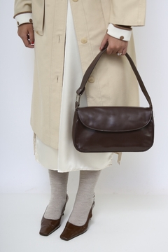 Bolsa marrom ombro vintage