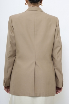 Blazer bege forrado classico na internet
