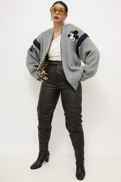 Cardigan Mickey vintage dupla face - loja online