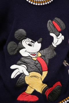 Pulover Mickey vintage azul