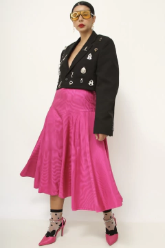 Blazer cropped pingentes western WILD HORSE