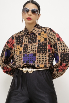 Camisa manga longa estampada - comprar online