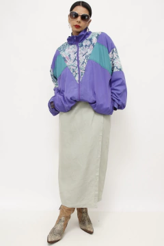 Jaqueta estampada vintage 90´s nylon - comprar online