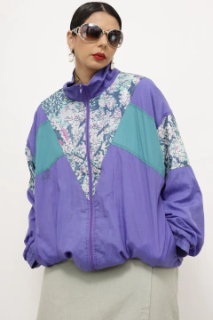 Jaqueta estampada vintage 90´s nylon