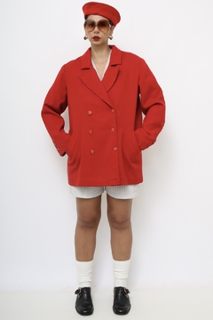 Imagem do Blazer vermelho classico vintage