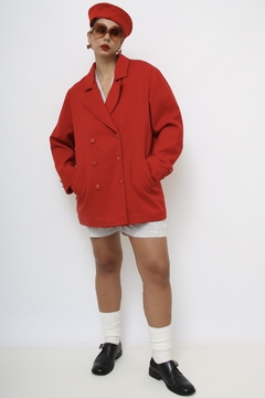 Blazer vermelho classico vintage - comprar online