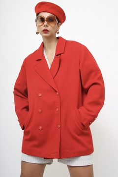 Blazer vermelho classico vintage