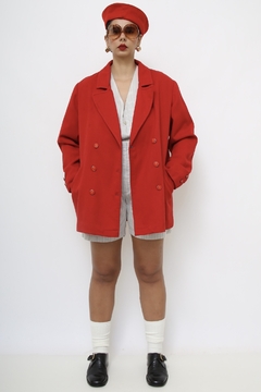Blazer vermelho classico vintage - comprar online