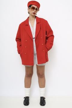 Blazer vermelho classico vintage