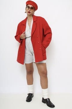 Blazer vermelho classico vintage