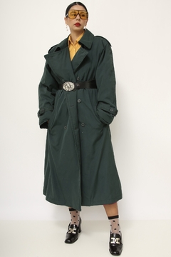 Imagem do Trench Coat verde acolchoado CHRISTOPHER GRAY