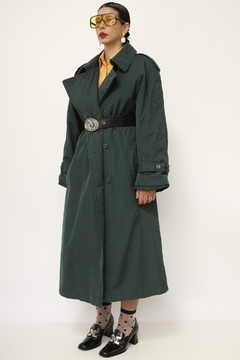 Trench Coat verde acolchoado CHRISTOPHER GRAY - comprar online