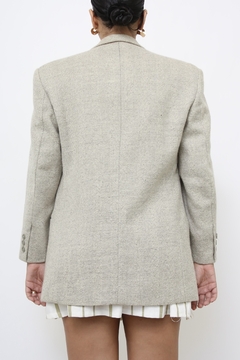 Blazer renner vintage lã cinza - loja online