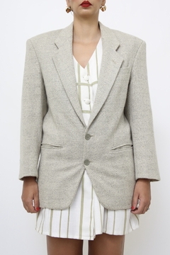 Blazer renner vintage lã cinza - comprar online