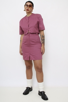 Conjunto CROPPED + SAIA rosa - comprar online