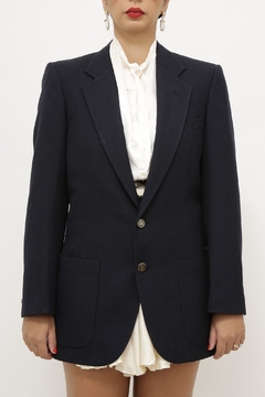 Blazer azul PIERRE CARDIN forrada