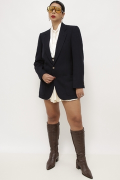 Blazer azul PIERRE CARDIN forrada - comprar online