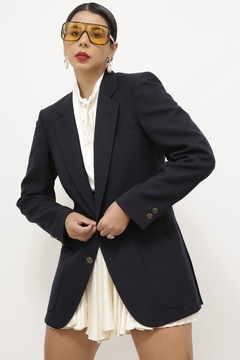 Blazer azul PIERRE CARDIN forrada na internet