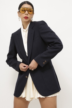 Blazer azul PIERRE CARDIN forrada - comprar online