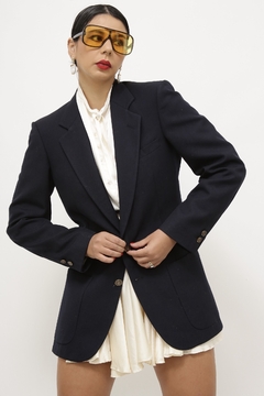 Blazer azul PIERRE CARDIN forrada