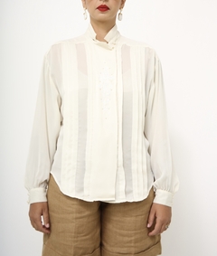 Camisa MICHELLE STUART bordado frente - comprar online