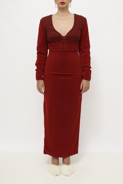 Vestido veludo vintage BICHO DE SEDA na internet