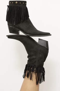 Bota TUCSON franjas couro camurça 38 - loja online