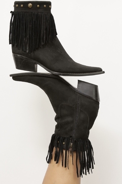 Bota TUCSON franjas couro camurça 38 - comprar online