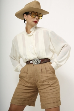 Camisa MICHELLE STUART bordado frente