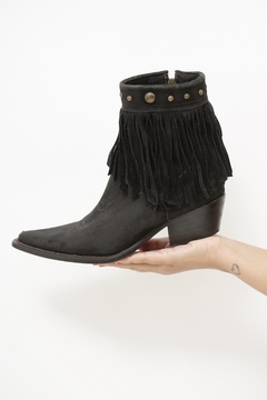 Bota TUCSON franjas couro camurça 38 - loja online