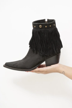 Bota TUCSON franjas couro camurça 38 - loja online