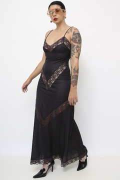 Camisola preta poliamida longa - comprar online