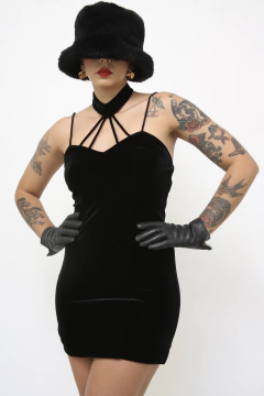 Vestiso veludo vintage curto 90´s - comprar online