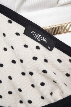Cardigan poa ANSELMI preto