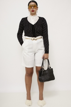 Cardigan poa ANSELMI preto - comprar online