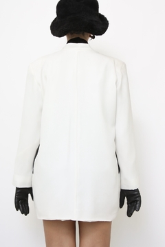 Blazer branco det preto 80´s - loja online