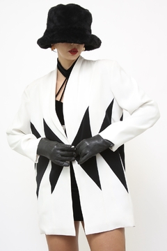 Blazer branco det preto 80´s