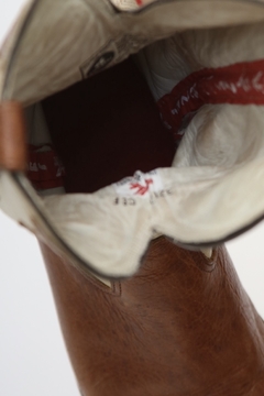 Bota western texana marrom creme 38 - comprar online