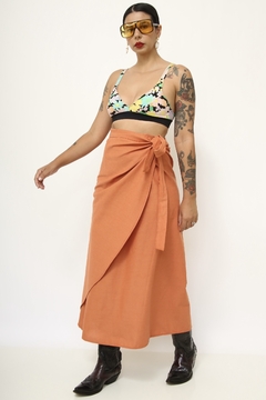 Top estampado biquini vintage - Capichó Brechó